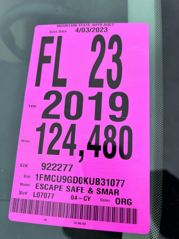 2019 Ford Escape Image 1