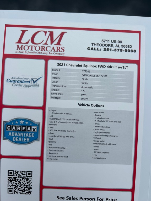 2021 Chevrolet Equinox Image 18