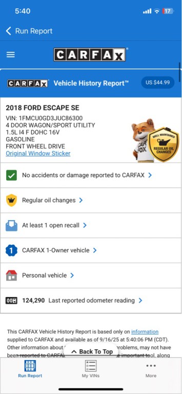 2018 Ford Escape Image 28