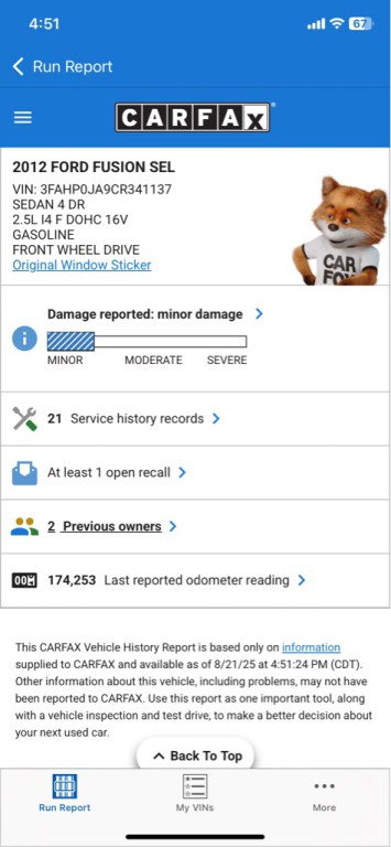 2012 Ford Fusion Image 32