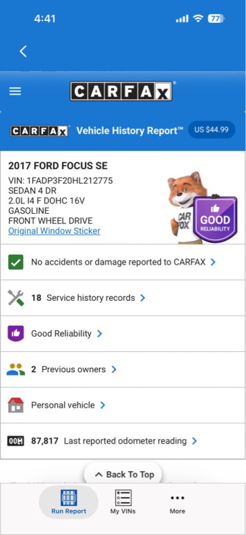 2017 Ford Focus Image 39