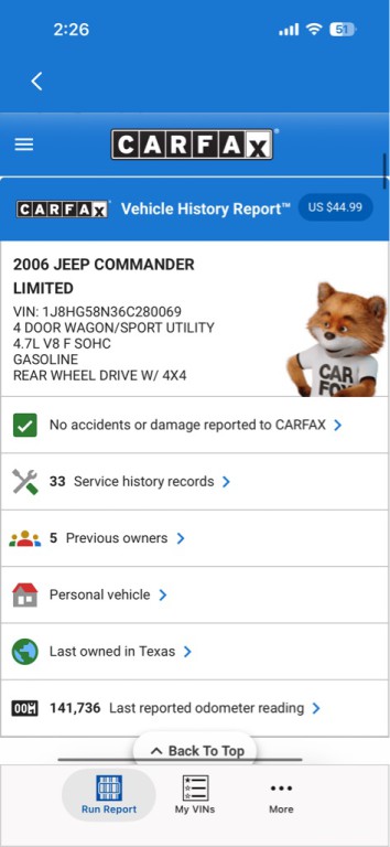 2006 Jeep Commander Image 37