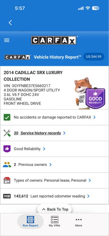 2014 Cadillac SRX Image 31