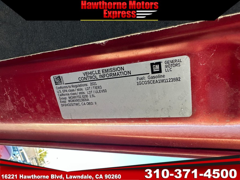 2021 Chevrolet Colorado Image 21