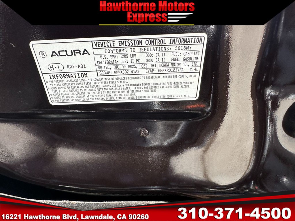 2016 Acura TL Image 26