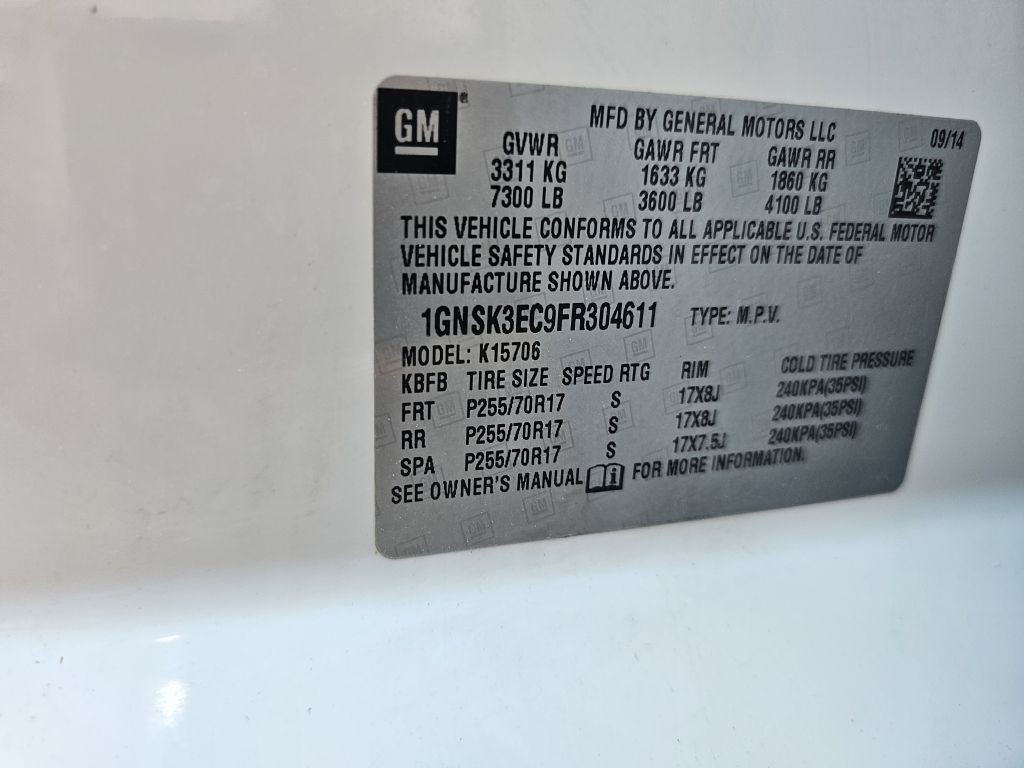 2015 Chevrolet Tahoe Image 22