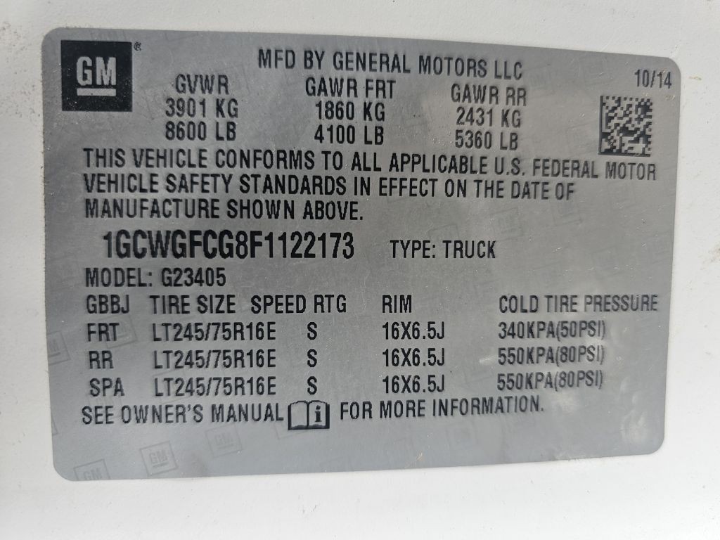 2015 Chevrolet Express Image 24
