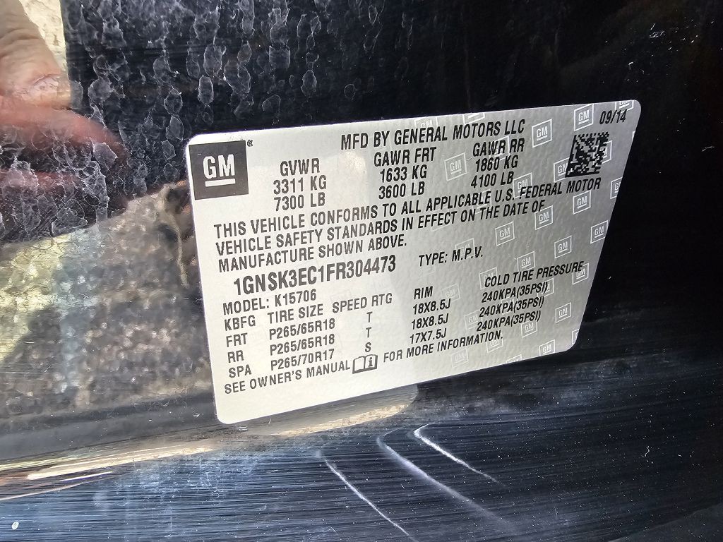 2015 Chevrolet Tahoe Image 21