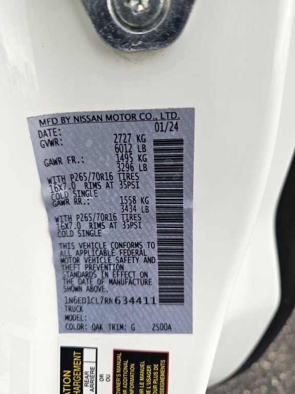 2024 Nissan Frontier Image 23