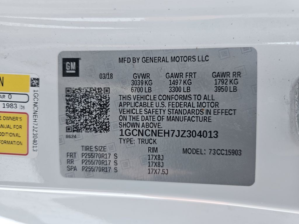 2018 Chevrolet Silverado 1500 Image 22