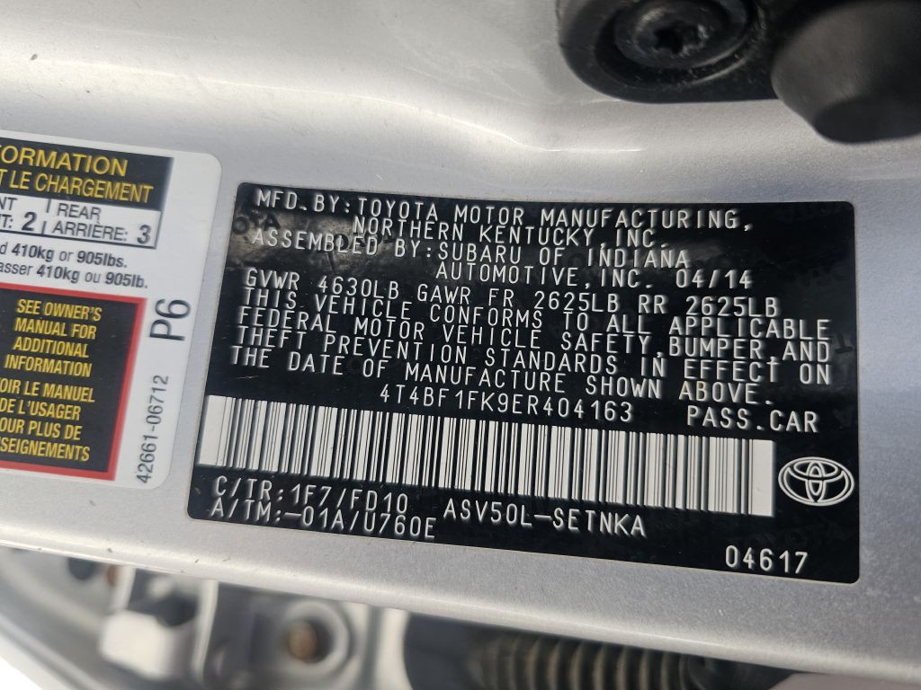 2014 Toyota Camry Image 23