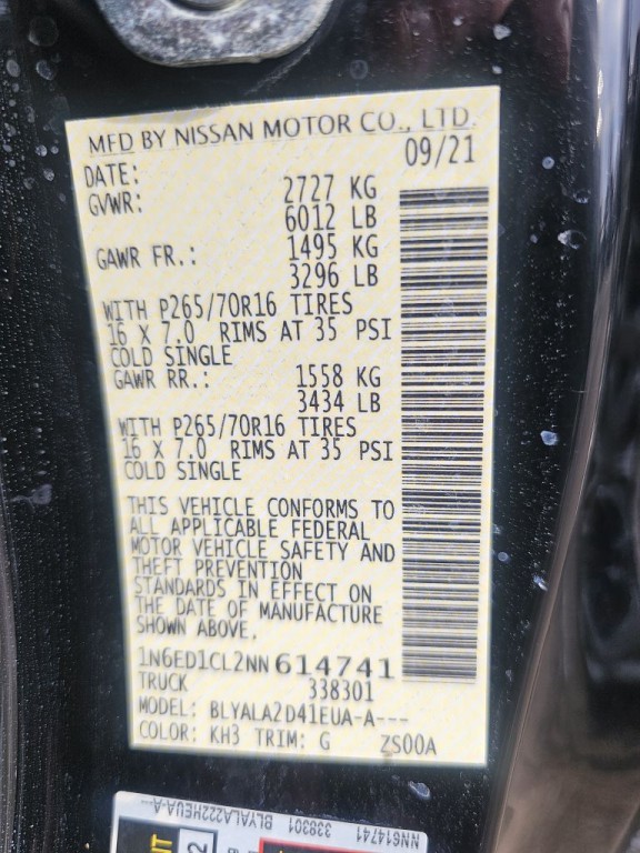 2022 Nissan Frontier Image 24