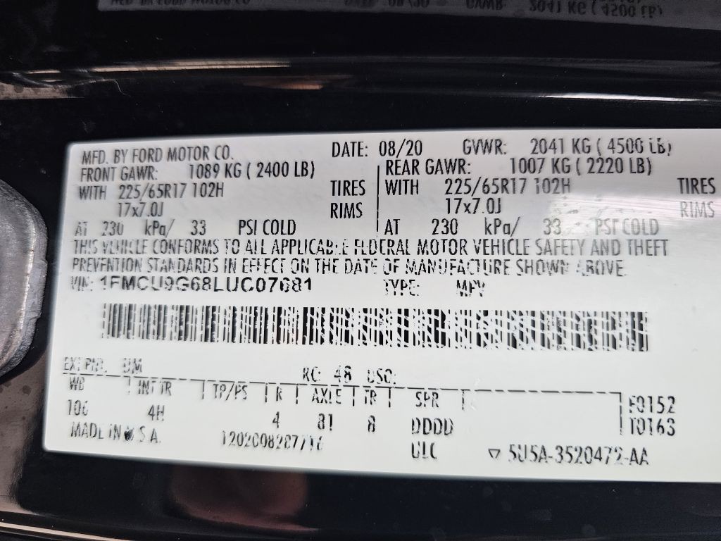 2020 Ford Escape Image 24