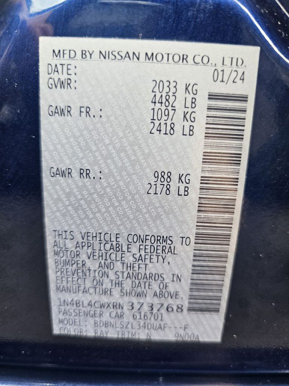 2024 Nissan Altima Image 24