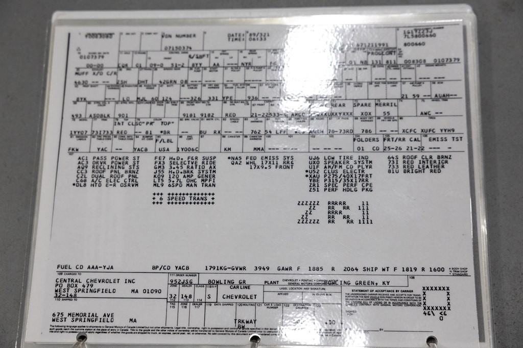 1990 Chevrolet Corvette Image 82