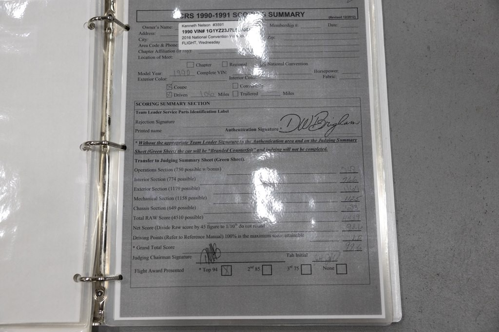 1990 Chevrolet Corvette Image 84