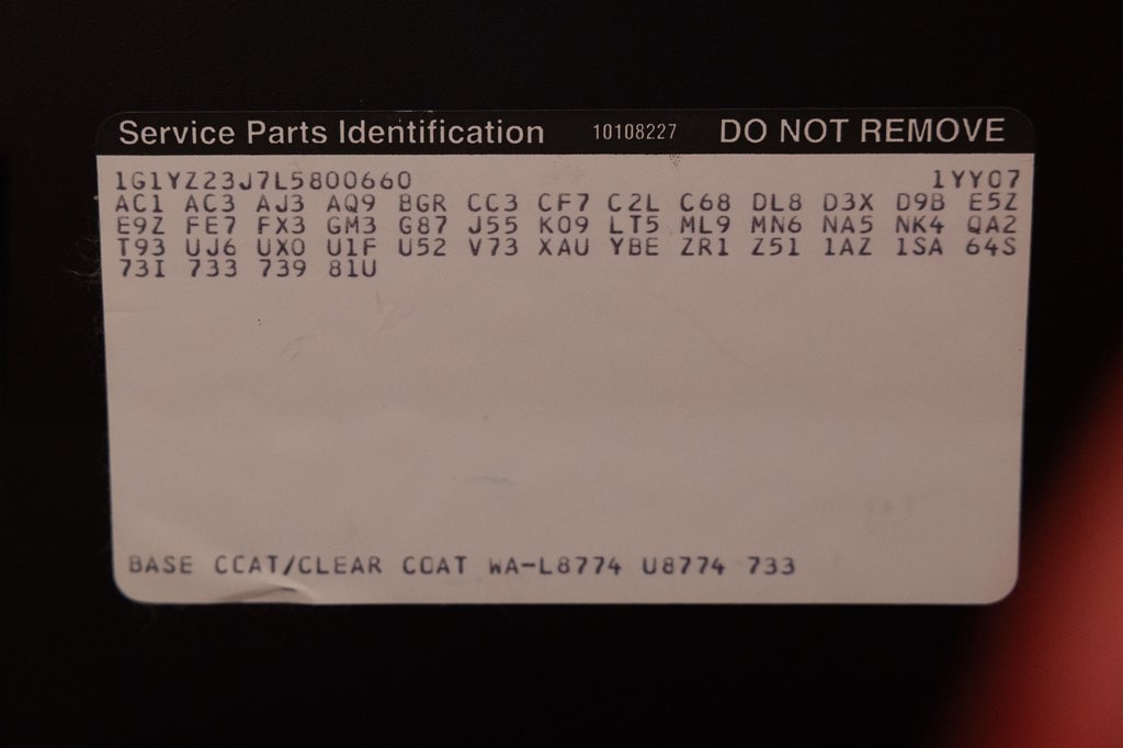 1990 Chevrolet Corvette Image 86