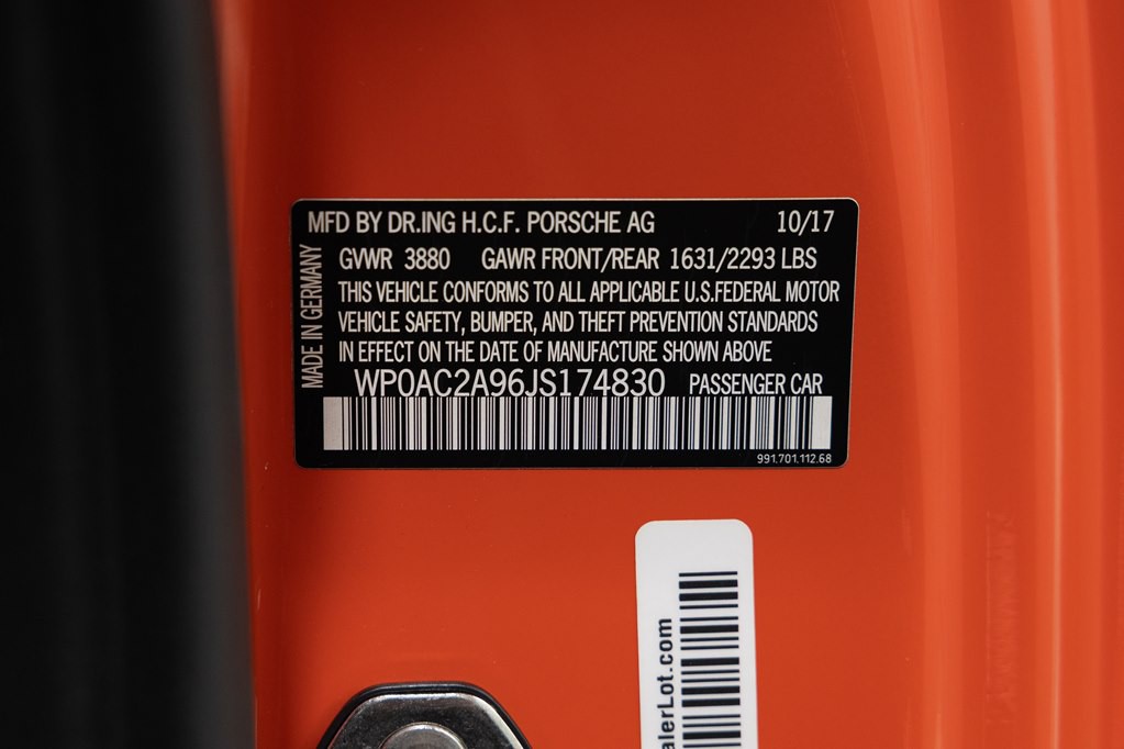 2018 Porsche 911 Image 66