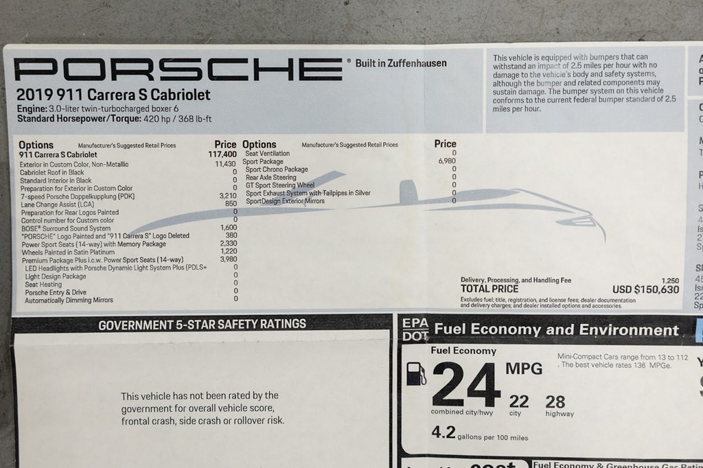 2019 Porsche 911 Image 77