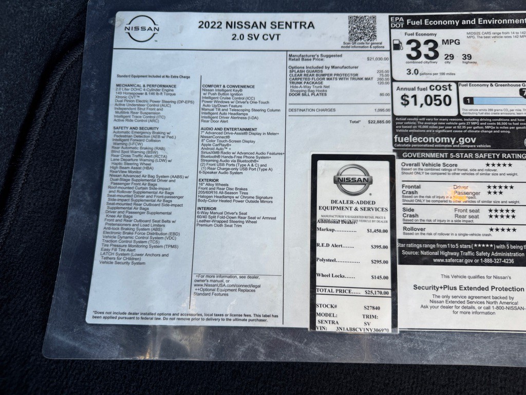 2022 Nissan Sentra Image 19