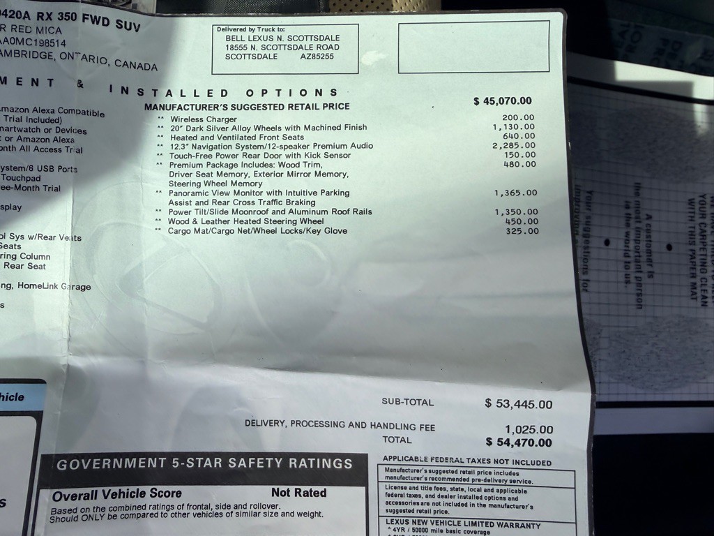 2021 Lexus RX Image 23