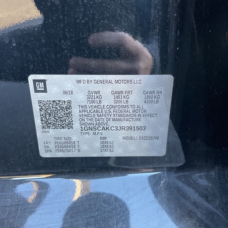 2018 Chevrolet Tahoe Image 11