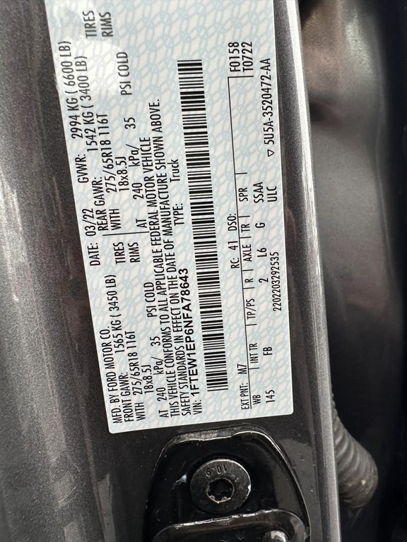 2022 Ford F-150 Image 15