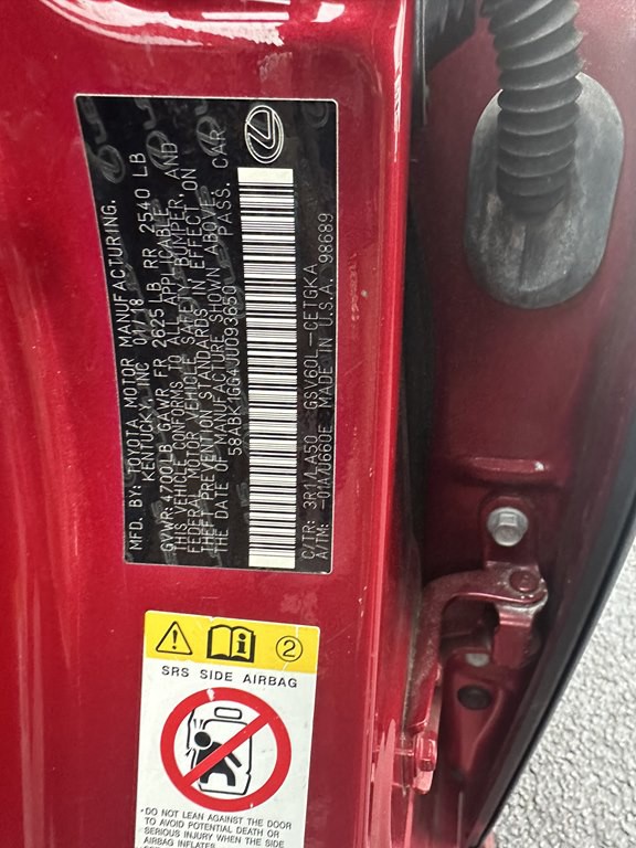 2018 Lexus ES Image 16