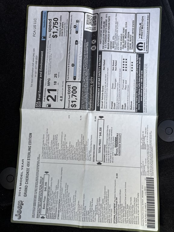 2018 Jeep Grand Cherokee Image 43