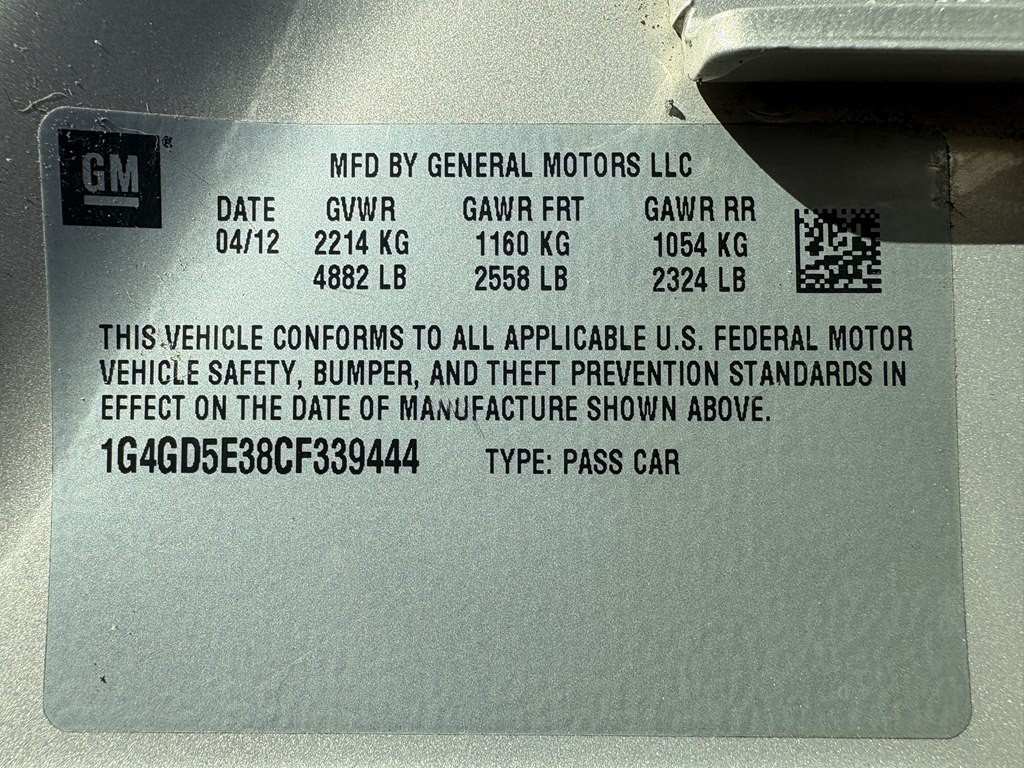 2012 Buick Lacrosse Image 13