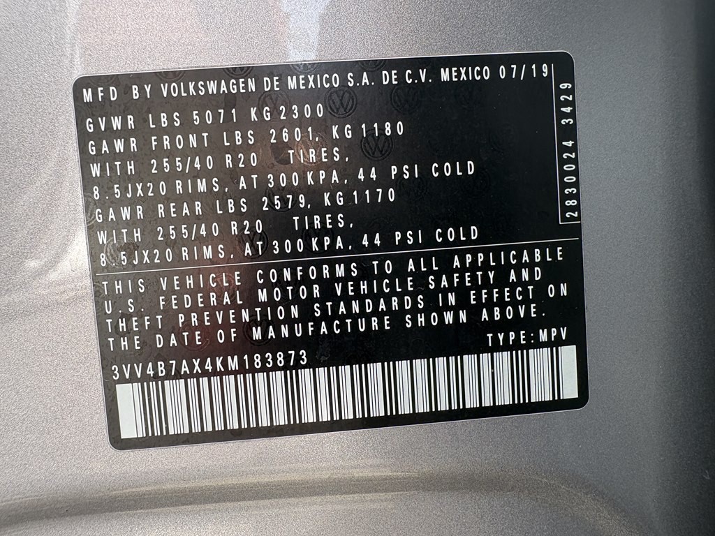 2019 Volkswagen Tiguan Image 34