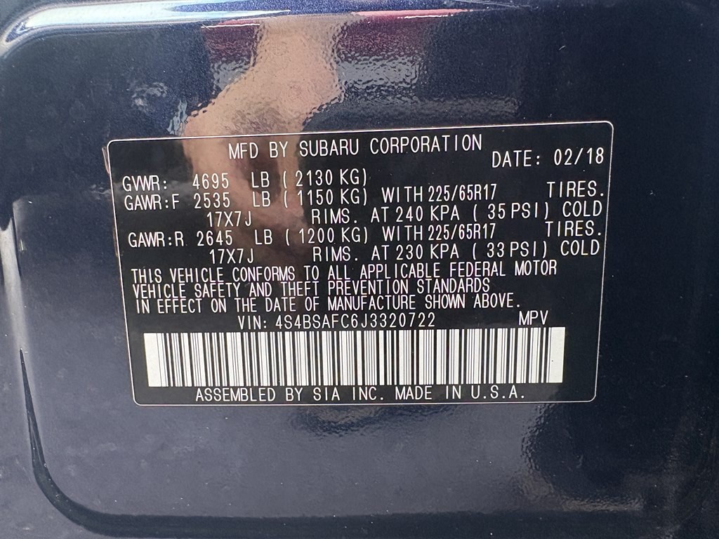 2018 Subaru Outback Image 27