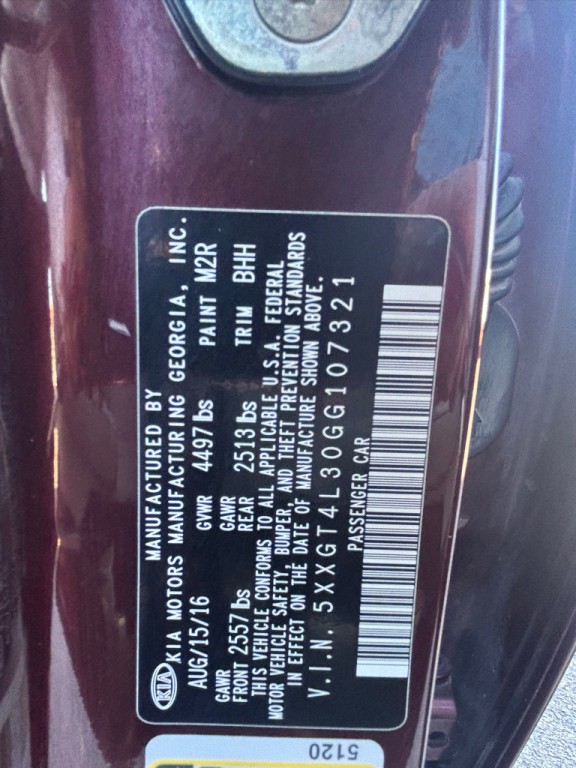 2016 Kia Optima Image 9