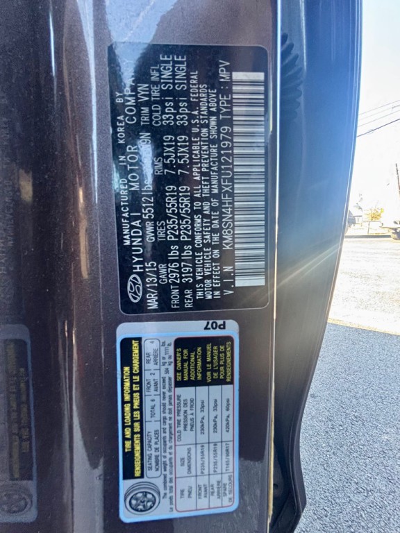 2015 Hyundai Santa Fe Image 15