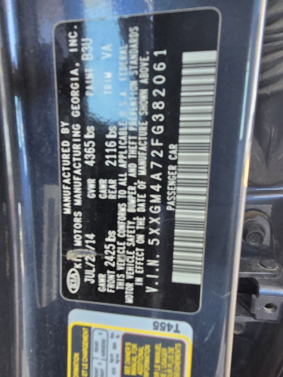 2015 Kia Optima Image 20