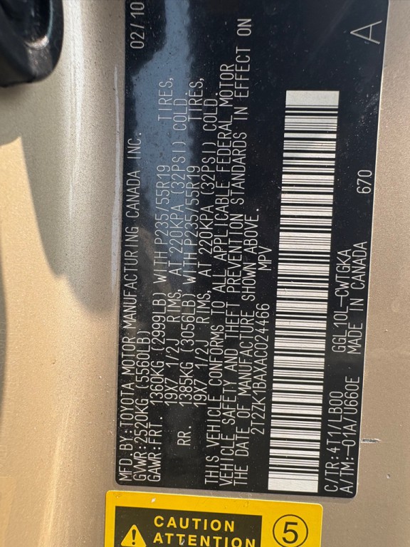 2010 Lexus RX Image 14