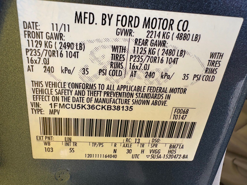 2012 Ford Escape Image 16