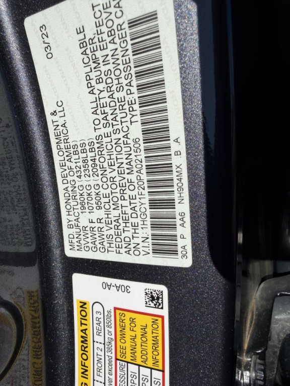 2023 Honda Accord Image 40