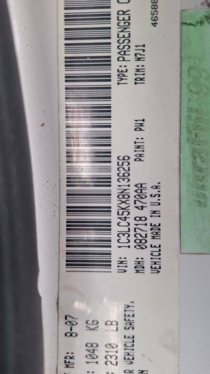 2008 Chrysler Sebring Image 24