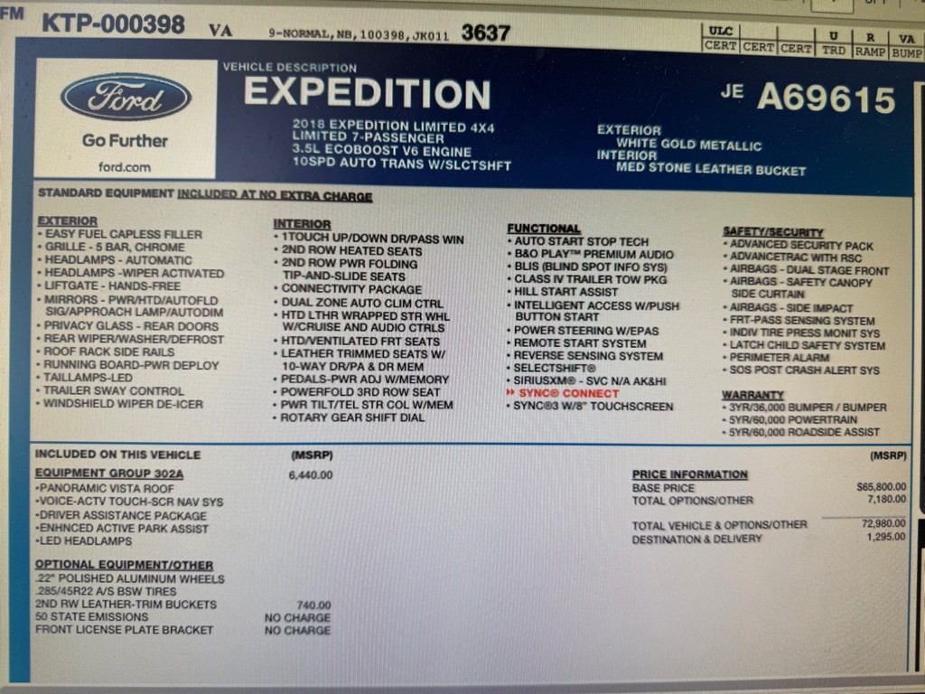 2018 Ford Expedition Image 17