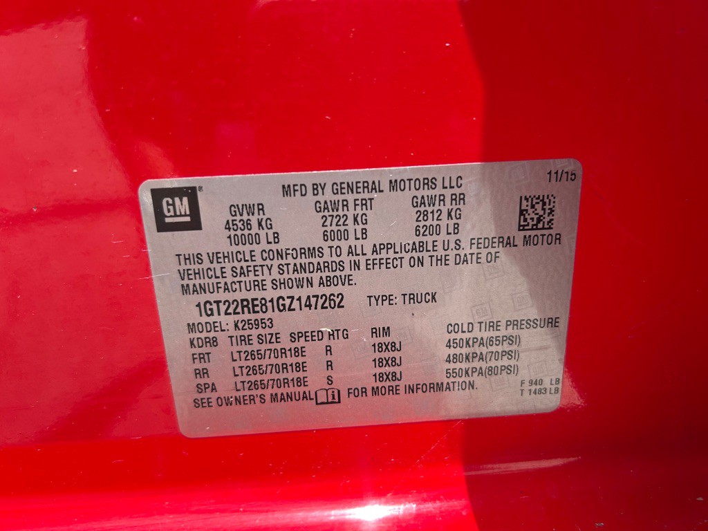 2016 GMC Sierra Image 25