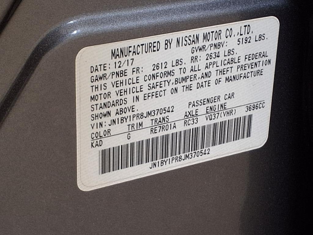 2018 INFINITI Q70 Image 26