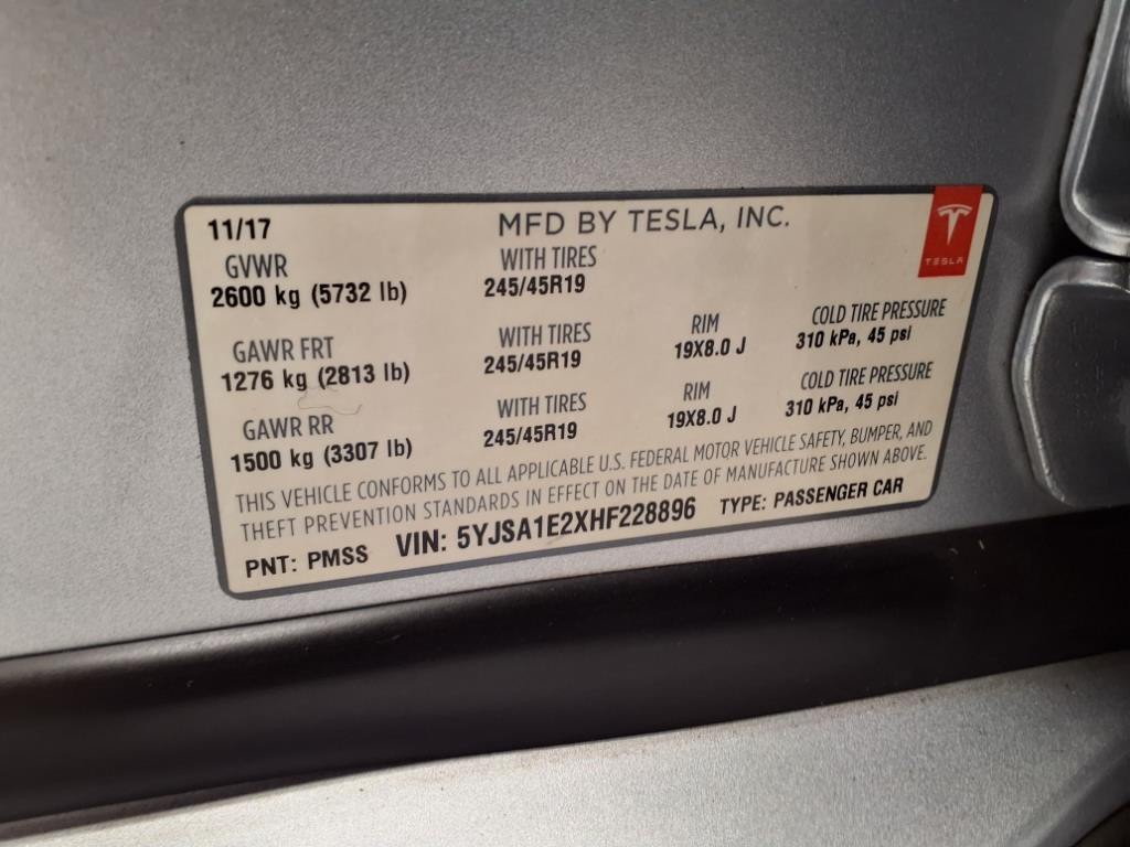 2017 Tesla Model S Image 20