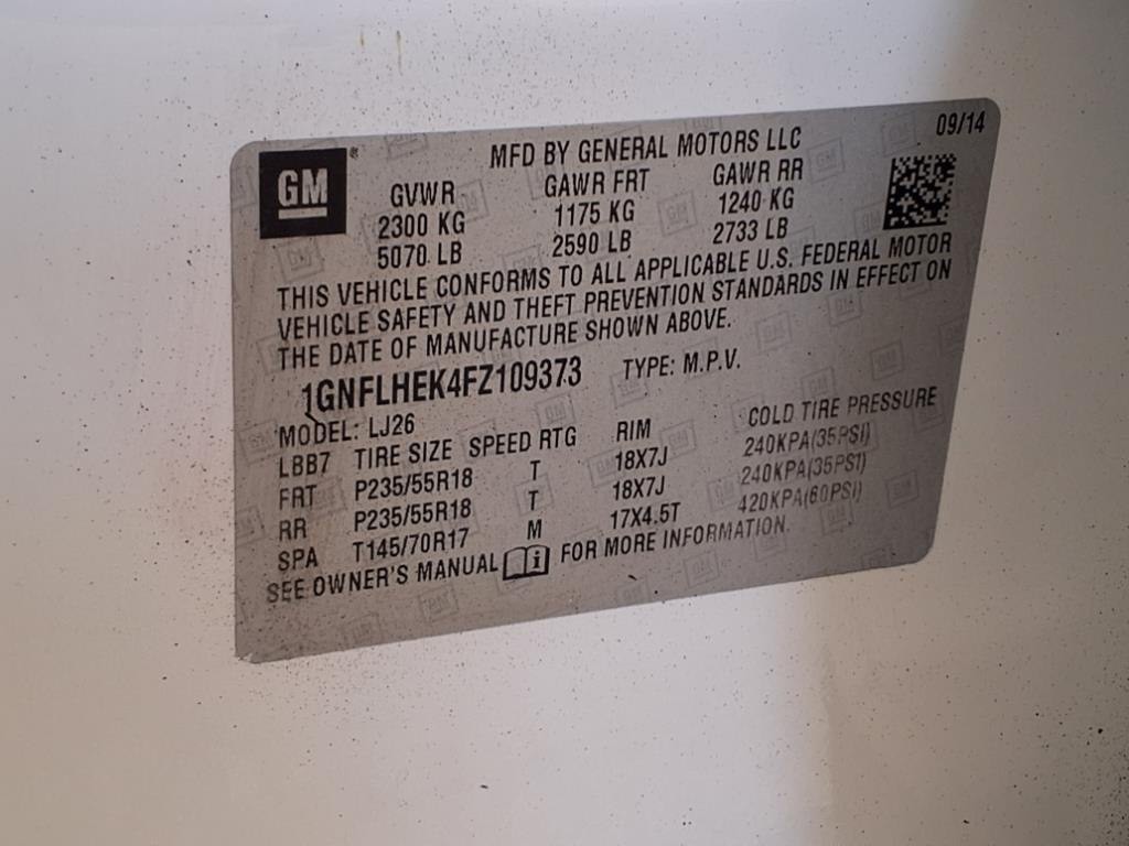 2015 Chevrolet Equinox Image 22
