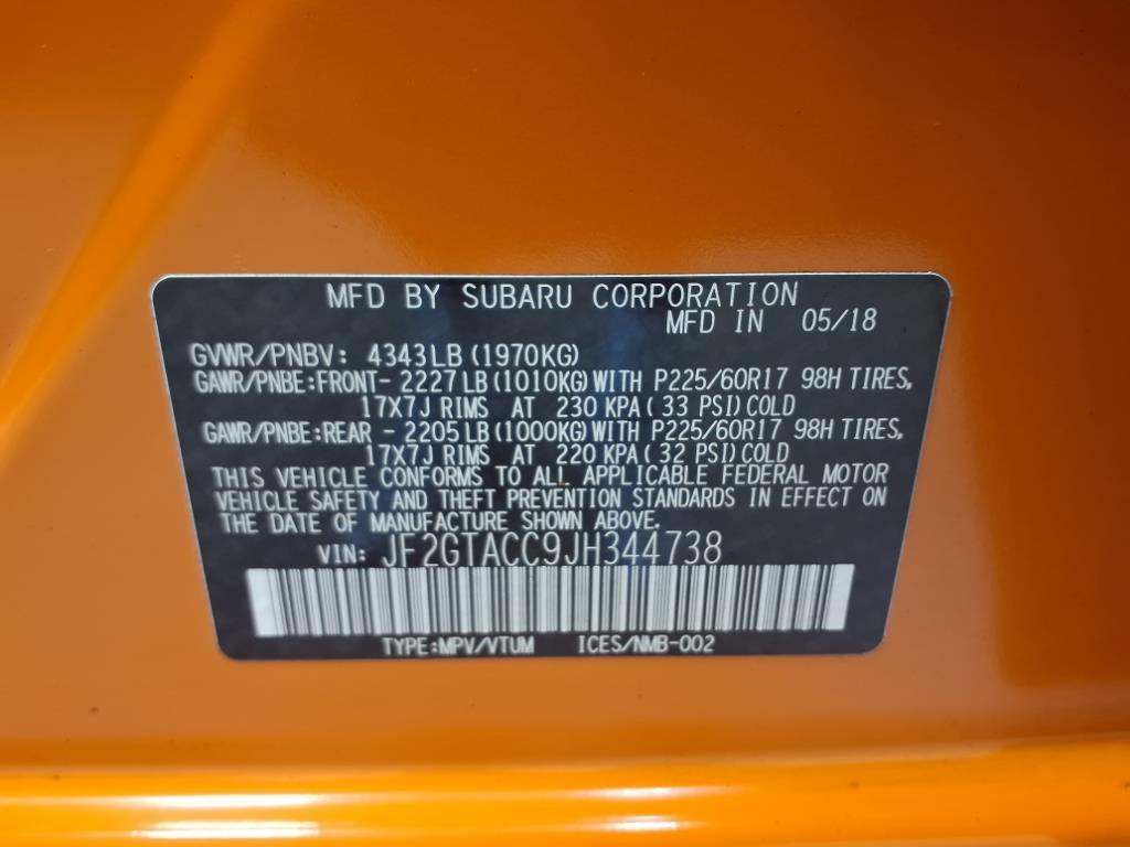 2018 Subaru Crosstrek Image 24