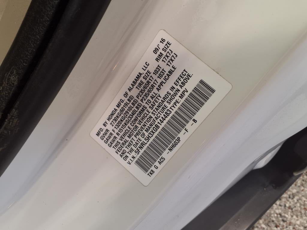 2016 Honda Odyssey Image 23