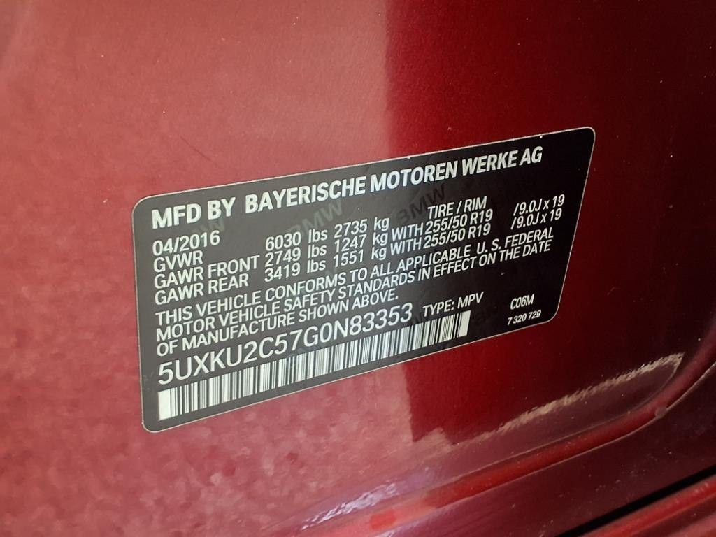 2016 BMW X6 Image 24