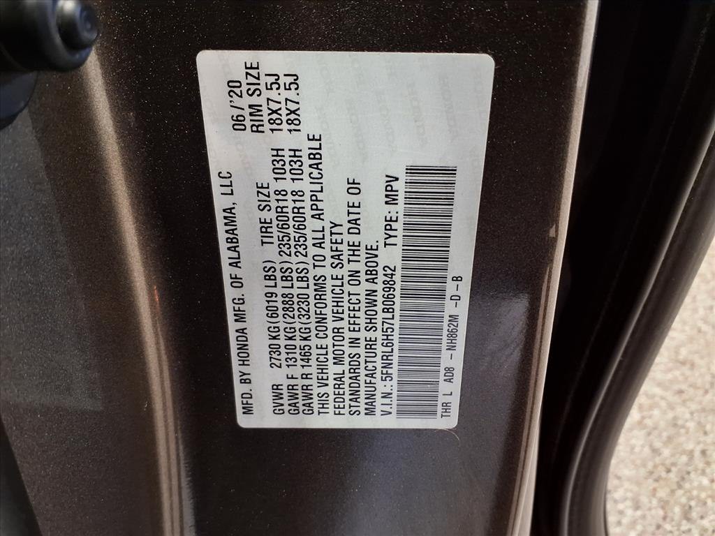 2020 Honda Odyssey Image 20