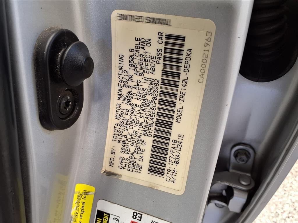 2012 Toyota Corolla Image 21