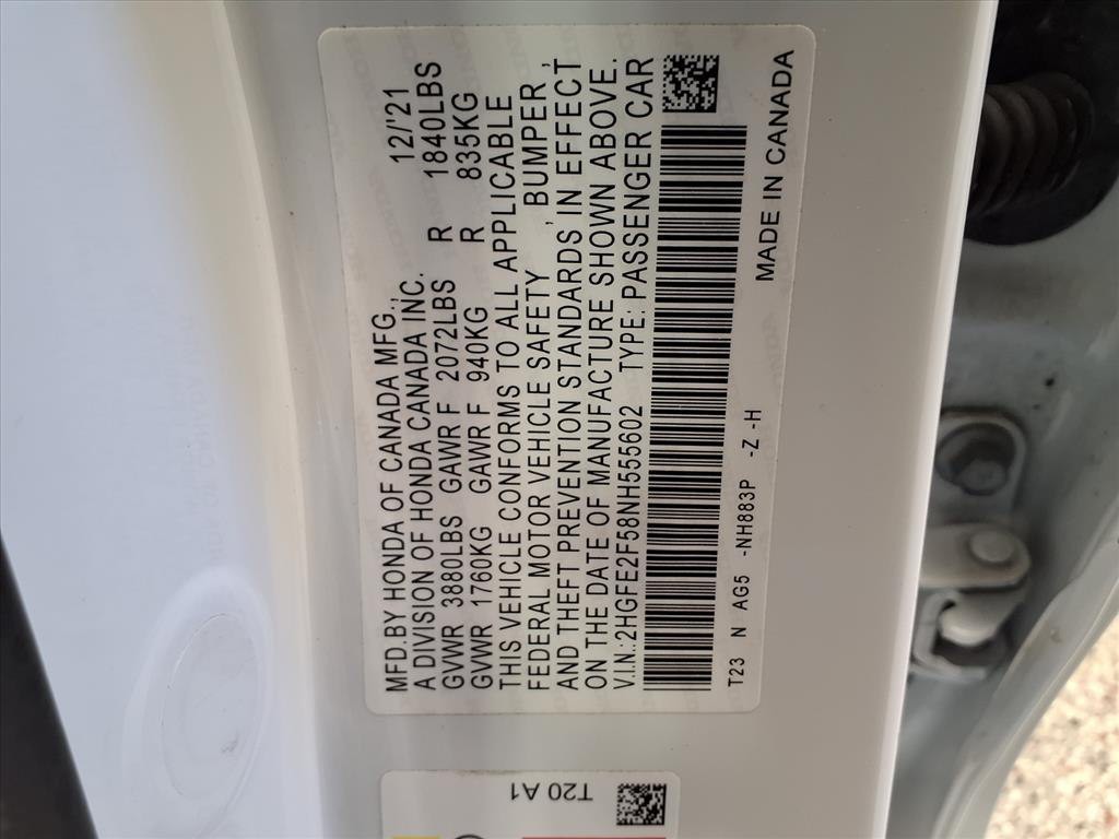 2022 Honda Civic Image 23